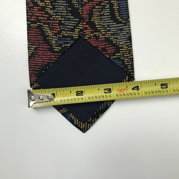 Mulberry abstract silk tie - made by hand - Picture 3 of 4